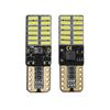 Luz indicadora de ancho de corriente constante con decodificación LED para automóvil T10 4014 24SMD, luz de matrícula, luz de lectura, luz de caja trasera de 12 V
