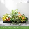 Combinação de Paisagismo com Plantas Verdes Simuladas Hc-At7, Flores Simuladas e Decorações de Flores Artificiais, Ornamentos Decorativos para Floreiras de Pátio Externo