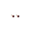 Aretes de Amatista Natural Yuebao Jewelry Plata Esterlina S925 Chapado en Oro Cuentas Redondas Cuatro Garras Durmiente Aretes de Tuerca de Plata Libre en Stock