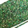 Duobaosheng verde profundo emperador piedra Real 4-10mm cuentas redondas brillantes Cuentas de Impresión