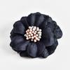 Accesorios para el Cabello Hechos a Mano para Manualidades con Tela, Adornos para el Cabello, Accesorios con Flores en Relieve, Adornos de Flores Incrustados con Perlas, Broches, Decoraciones Florales Frescas