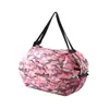 Bolsa de compras no tejida, plegable, bolso de hombro para viaje, portátil, engrosada, bolsa grande para la compra, bolsa de compras ecológica para el supermercado