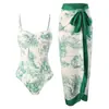 Traje de baño para mujer transfronterizo europeo y americano 2025 Bikini de playa Traje de baño de tirantes para nadar Bikini vintage