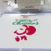 Qihong Máquina Pequeña de un Solo Cabezal Bordado Plano Bordado de Gorra Bordado Listo para Usar Máquina de Bordar por Computadora Inteligente Multifunción de 12 Agujas de un Solo Cabezal