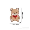 Patches bordados de combinação multiestilo transfronteiriços apresentando animais de desenho animado, pandas, corações e morangos, com adesivo termofusível para decoração