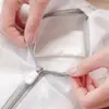 Saco de Lavar Roupa Andeya 70g Extra Grosso Malha Grossa e Fina Saco de Rede Especial para Máquina de Lavar Saco para Lavar e Cuidar de Jaquetas de Penas Roupa Íntima