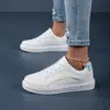 Zapatos Blancos Populares Versátiles Nuevos de Verano 2025 para Estudiantes, Zapatos Deportivos Planos Casuales de Verano para Mujer, Zapatos con Suela Gruesa para Aumentar la Altura