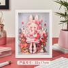 Linda niña de dibujos animados DIY hecho a mano pintura tridimensional corte de papel pintura de pegar regalos educativos creativos adornos venta directa de fábrica