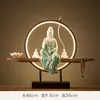 Ornamentos Transfronteiriços de Cerâmica do Bodhisattva Guanyin Decorações de Buda para Casa Salão de Incenso de Refluxo Corredor Loja Presentes de Inauguração
