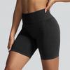 Nuevos Pantalones de Yoga Ajustados Transfronterizos Catiónicos de Secado Rápido Pantalones de Fitness Jacquard Sin Costuras Cadera de Durazno Shorts Deportivos de Tres Puntos