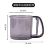 Cernidor de harina semiautomático de mano para el hogar, cocina, tamiz para harina, herramienta para hornear, artefacto para esparcir polvo ultrafino