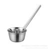 Cuchara de agua de acero inoxidable multiusos, cuchara de agua de cocina alargada, cuchara de agua espesa, cuchara de agua de mango largo, cuchara de agua, concha de agua para uso doméstico y comercial