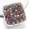 Alta permeabilidad color vidrio imitación terrón de azúcar diamante AB cuentas perforadas acrílico con cuentas cadena para teléfono móvil pulsera accesorios