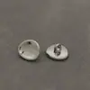 Botones Metálicos para Camisa de Forma Irregular Simple, Versátiles para Camisas y Cárdigans, Botones Pequeños de 12 mm, Accesorios para Ropa, Botones cosidos a mano