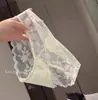 Bragas de Encaje Estilo Francés de Lujo Ligero para Mujer 2026, Nuevas Sexy Atractivas Caladas de Malla Transparentes de Cintura Baja en Blanco