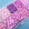 Tubo de Contas de Vidro Mistas para Sementes com 10 Compartimentos Contas para Miçangas Artesanais DIY Pulseira Colar Anel Acessórios de Joias Materiais