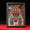 Pintado à Mão Dourado Zaki Lamu Vida Passada e Presente Deus Amarelo da Riqueza Exibição de Thangka Estilo Étnico Raposa de Nove Caudas Pintura Decorativa