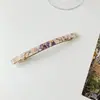 Celebridad de Internet Pinza para el Cabello de Ácido Acético Súper a Todo Color Parte Trasera de la Cabeza Pinza de Resorte de un Carácter Adorno para el Cabello Sentido Avanzado Pinza de Resorte de Verano para Mujer