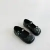 Zapatos de princesa zapatos de cuero para niños zapatos de primavera y otoño para niños suela blanda zapatos negros para niños blancos Mary Janes para niña pequeña bebé
