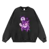 Sudadera con capucha tie-dye de peso pesado impresa tie-dye negra holgada moderna de marca casual talla grande unisex en stock