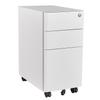 Gabinete Móvel de Aço Baixo para Escritório, com Gavetas, Armazenamento Multicamadas com Trava, Novo Design Moderno Transfronteiriço