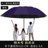 Guarda-chuva Manual Dobrável de 12 Varetas, Ampliado e Espessado com Revestimento Preto para Proteção Solar, Uso Duplo para Sol e Chuva, Logotipo Personalizável