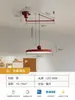Araña de Restaurante Brazo Basculante Móvil OVNI Nórdico Lámpara de Mesa de Comedor Moderna Simple Lámpara Avanzada Francesa de Espectro Completo para Protección Ocular