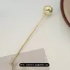 Pasador de metal de aleación de alta gama estilo chino nuevo, pasador de estilo minimalista moderno para la parte trasera de la cabeza, herramienta de peinado de una línea