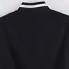 Comercio Exterior Al por Mayor Primavera 2026 Nuevo Estilo Moda Europea y Americana Sencilla Versátil Chaqueta de Retazos Bicolor