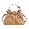 Bolso Cubo Retro de Gran Capacidad para Debajo de la Axila para Mujer 2025 Nuevo Bolso de Mano Simple Bolso Cruzado de Moda y Elegante Bolso Grande para Viaje