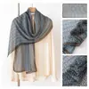 Bufanda de Seda para Mujer de Seda de Morera, Bufanda Larga Estampada para Protección Solar, Recuerdo, Chal Ligero de Lujo de Alta Gama, Dropshipping