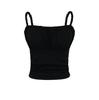 Camisola Estilo Deseo Puro para Mujer 2025 Verano Capa Interior con Hermosa Espalda, Capa Base Integrada con Almohadilla en el Pecho, Prenda Exterior con Top de Cintura Fruncida