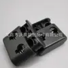 Hebilla de resorte de doble agujero engrosada y ampliada, diámetro interior del agujero de 8 mm, hebilla de resorte cuadrada, hebilla de cuerda ampliada de ABS de alta calidad