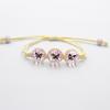 Pulsera de Flores Secas al por Mayor Fabricante Encaje de Mariposa Pulsera Tejida con Flores Reales Estilo Bosque Vida Eterna Joyería de Regalo para Dama Estudiante