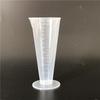 Copo Medidor Cônico de Plástico 50ml Auto-Operado pelo Fabricante com Escala, Copo Graduado 100ml de Material PP Triangular Ferramenta para Assar