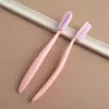 Artículos de tocador desechables para hotel Casa de huéspedes B&B cepillo de dientes desechable de cabeza grande cepillo de dientes de cabeza ancha de cerdas suaves para invitado de casa