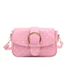 Bolsa quadrada pequena de bolinhas fofa nicho coreano bolsa transversal feminina 2026 nova bolsa tote pequena bolsa elegante e estilosa para o dia a dia