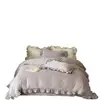 Juego de ropa de cama de lujo para bebé estilo francés: juego de cuatro piezas con funda de edredón y sábana de terciopelo de leche de pelo corto, perfecto para el calor del otoño y el invierno