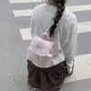 Bolsa Linda Estilo Coreano con Adorno de Encaje para Mujer, Mochila Nueva Moda Verano 2026 Estilo Juvenil