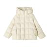 Jaqueta Infantil de Penas Princesa Yuanyuan 25 Inverno Novo Estilo para Meninas Mais Velhas, 90% Penas de Pato Branco, Casaco com Capuz Espesso e Quente