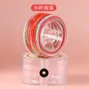Hilo de Algodón Retorcido a Mano Estilo Xizang Caja de Manualidades para Joyería DIY Pulsera Collar Hilo de Borla Cuerda de Colores Cuentas Budistas Manualidades Hilo