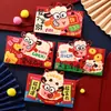 Envelopes Vermelhos Fofos em Desenho Animado 3D para o Ano do Carneiro, Estilo Horizontal, Design Criativo Personalizado, Novo Modelo 2027, Envelopes Vermelhos de Ano Novo