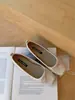 Zapatos Planos Estilo Francés con Lazo Pequeño de Hada para Mujer 2026 Primavera y Otoño Punta Cuadrada Slip-On Bailarinas