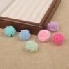 Venta directa de fábrica en stock 2.5 bola de malla de encaje bola de pelo de malla hecha a mano flor de tela flor diy accesorios de joyería