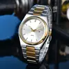 Nuevo Reloj de Cuarzo para Hombre 2023 Tianjia Moda Deportiva Casual Volante Grande Día Correa de Acero Alta Calidad