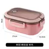 Caixa de Almoço Portátil Amazon Estilo Japonês Caixa Bento Caixa de Almoço para Micro-ondas para Trabalhadores de Escritório Caixa de Frutas Compartimentada Selada