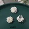 Coreia do Sul simples pérola artificial flor amor laço diy feito à mão miçangas cocar acessórios de cabelo brincos material atacado