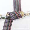 En stock nueva cinta jacquard de sarga intercolor accesorios de ropa cinta para envolver cinturón tira para envolver tapete de piso cinta para envolver tapete cálido para pies