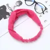 Nueva Diadema de Punto Rayada Estilo Coreano Cruzada, Diadema de Secado Rápido para Yoga y Lavado de Cara, Bufanda para el Cabello Venta de Liquidación