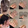 Pasador de Pelo en Forma de U con Perlas para Mujer, Pinza para Moño, Herramienta de Peinado, Pasador Fijo, Nuevo Estilo Chino, Accesorio de Cabello de Alta Gama